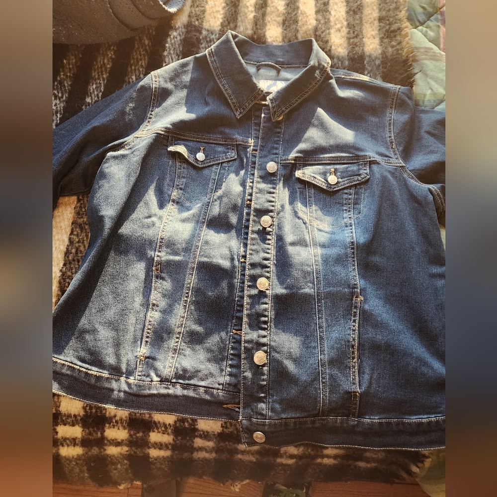 Nine West Dark Blue Denim Jacket